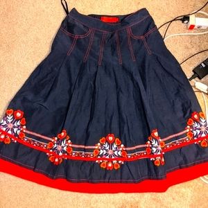 Vintage A-line pocket skirt